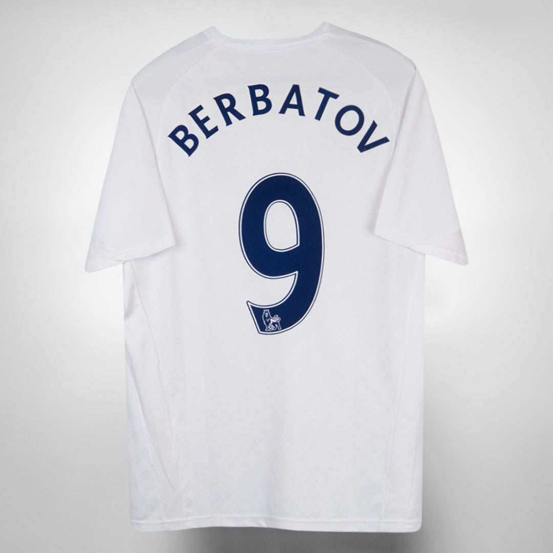 2007-2008 Tottenham Hotspur Puma Home Shirt #9 Dimitar Berbatov