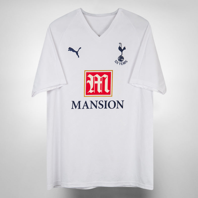 2007-2008 Tottenham Hotspur Puma Home Shirt #9 Dimitar Berbatov