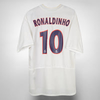 2002-2003 Paris Saint-Germain PSG Nike Away Shirt #10 Ronaldinho