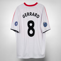 2005-2006 Liverpool Reebok Away Shirt #8 Steven Gerrard