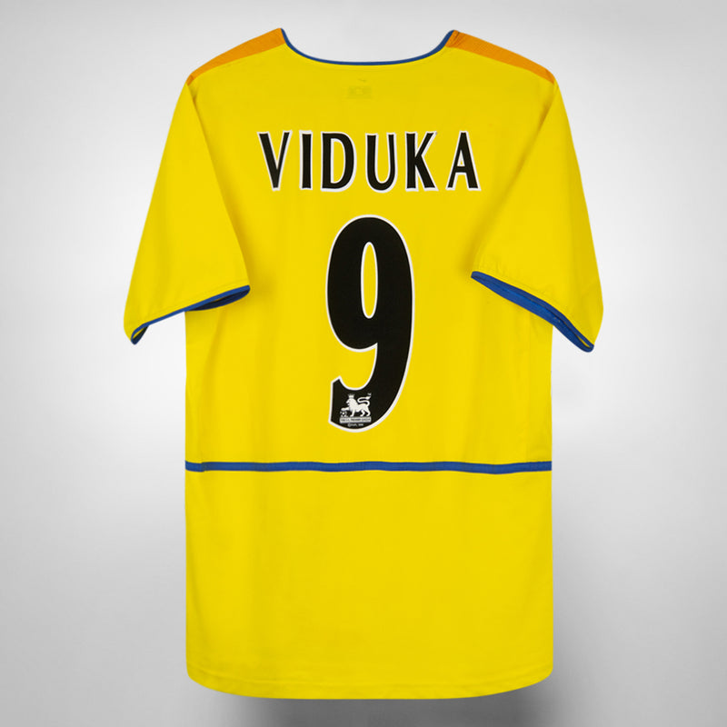 2002-2003 Leeds United Nike Away Shirt #9 Mark Viduka
