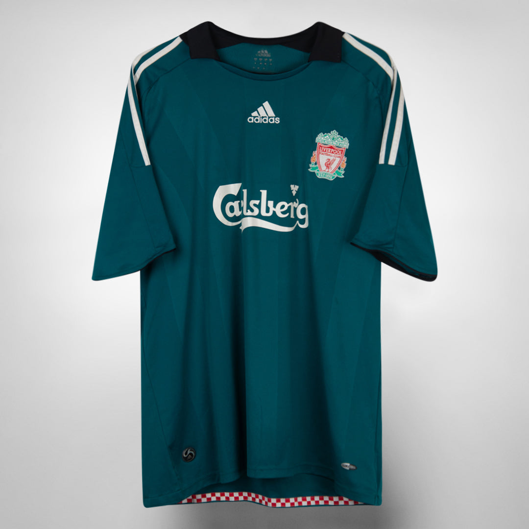 2008-2009 Liverpool Adidas Third Shirt #9 Fernando Torres