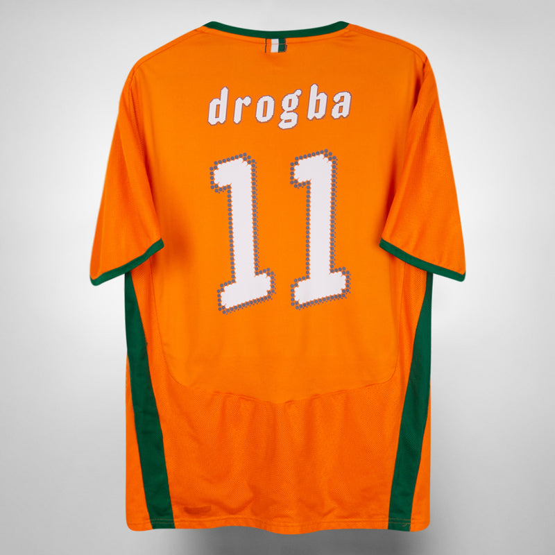 2008-2009 Ivory Coast Puma Home Shirt #11 Didier Drogba