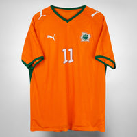 2008-2009 Ivory Coast Puma Home Shirt #11 Didier Drogba