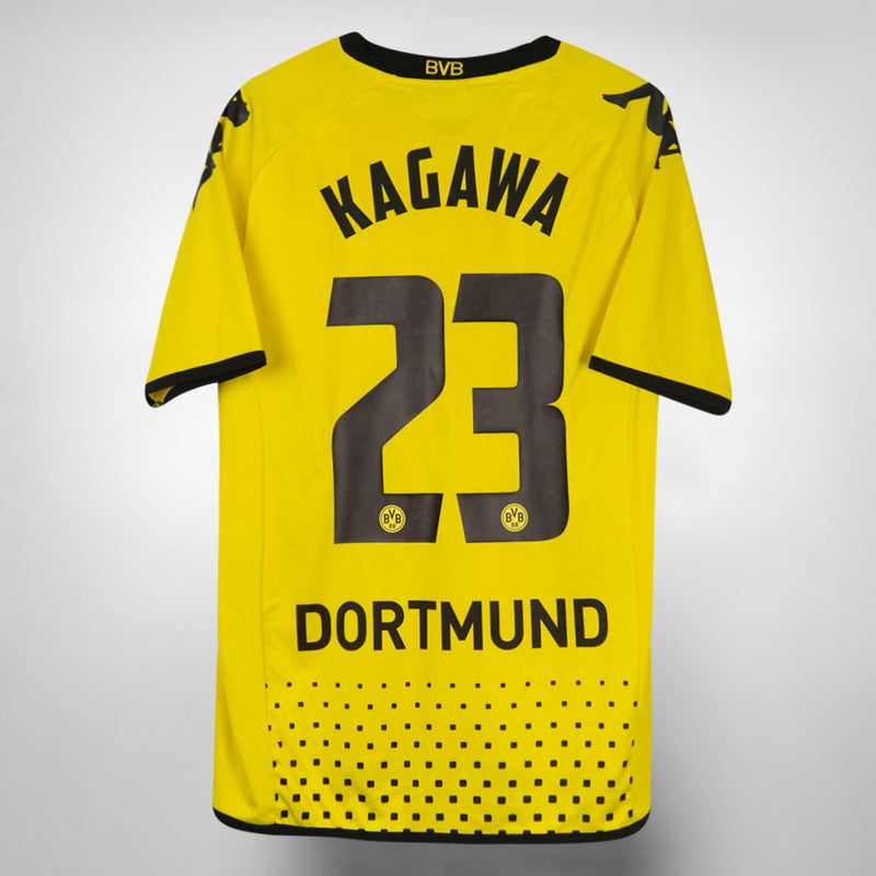 2011-2012 Borussia Dortmund Kappa Home Shirt #23 Shinji Kagawa