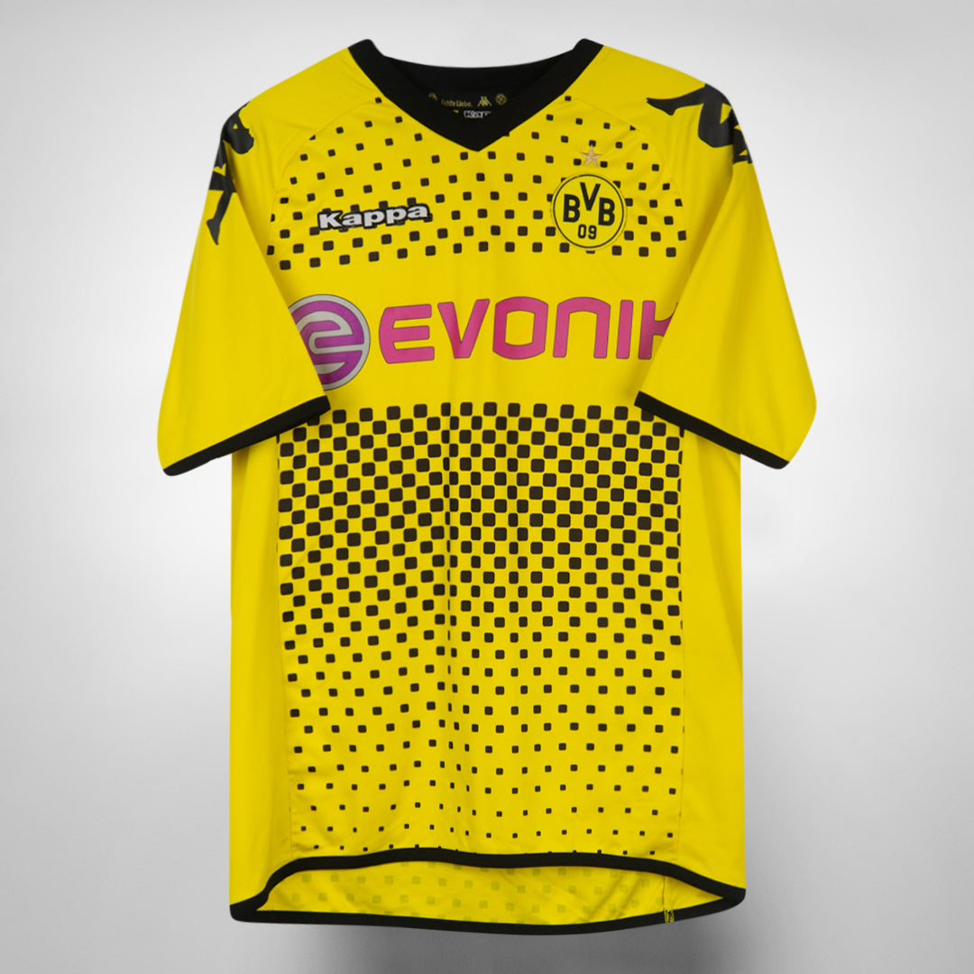 2011-2012 Borussia Dortmund Kappa Home Shirt #23 Shinji Kagawa