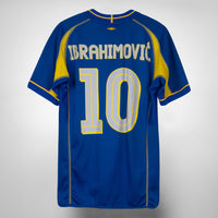 2003-2004 Sweden Umbro Away Shirt #10 Zlatan Ibrahimovic