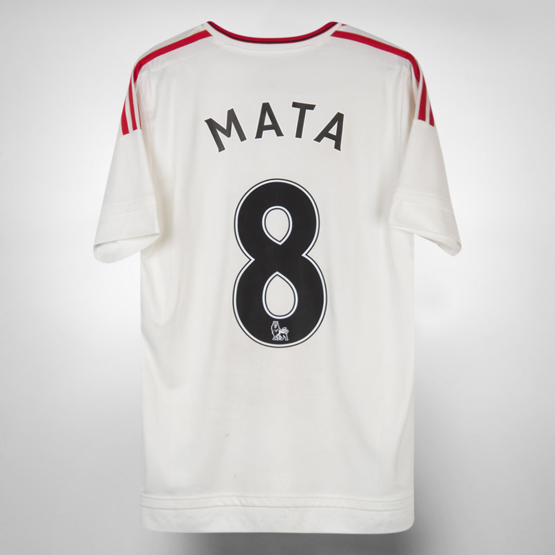 2015-2016 Manchester United Adidas Away Shirt #8 Juan Mata