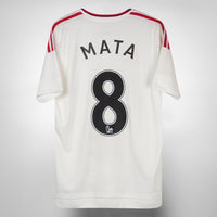 2015-2016 Manchester United Adidas Away Shirt #8 Juan Mata