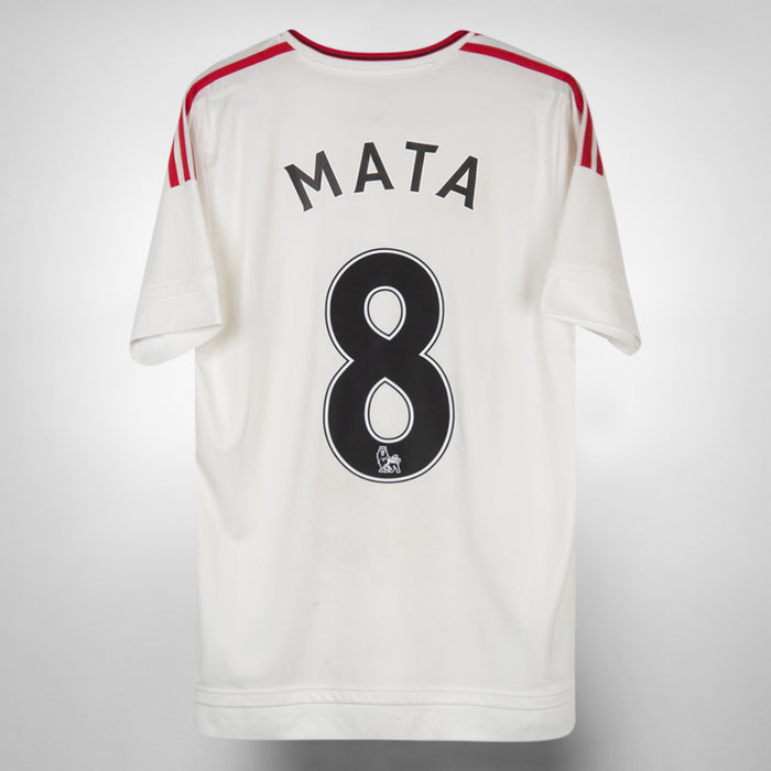 2015-2016 Manchester United Adidas Away Shirt #8 Juan Mata