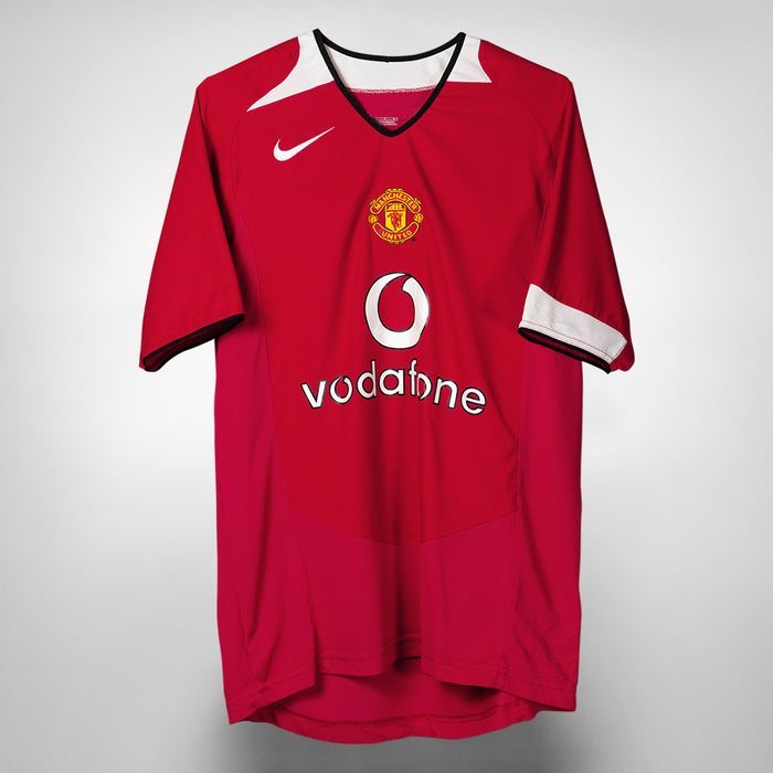 2005-2006 Manchester United Nike Home Shirt #20 Ole Gunnar Solskjaer  - Marketplace