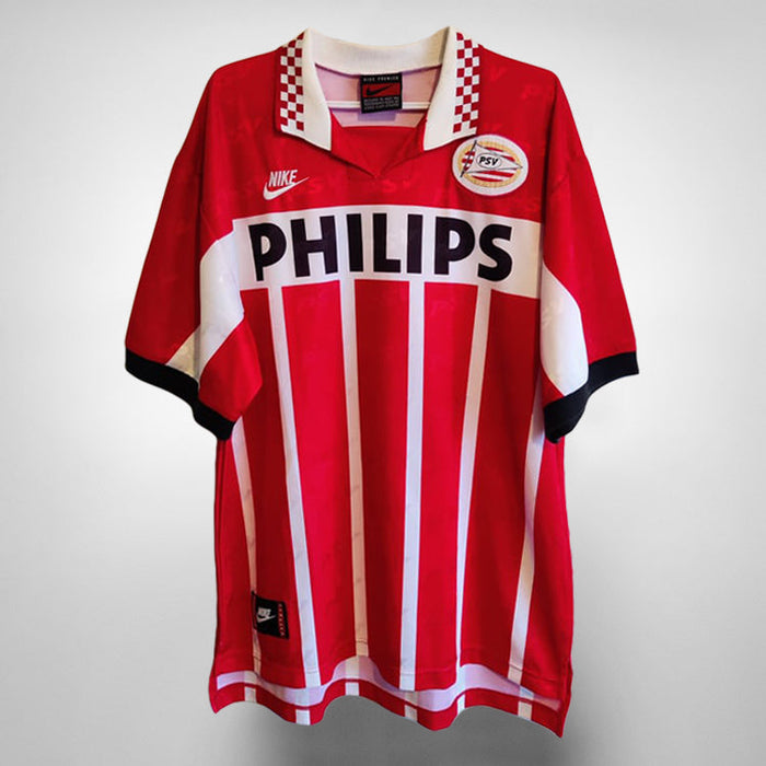 1995-1996 PSV Adidas Home Shirt #9 Ronaldo