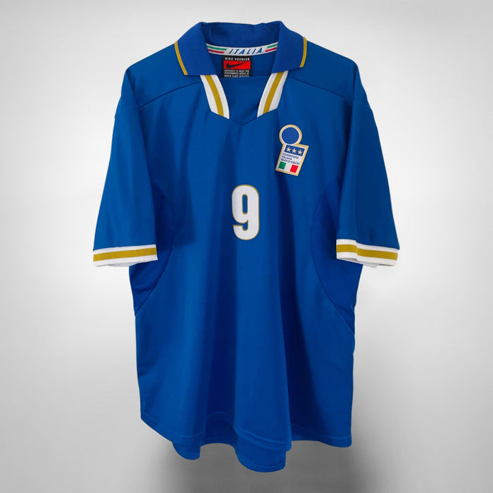 1996-1997 Italy Nike Player Issue Home Shirt #9 Torricelli - Marketplace