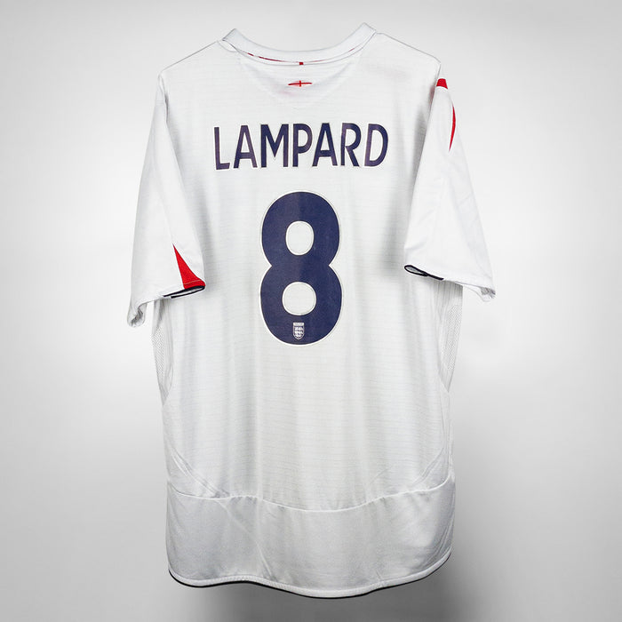 2005-2007 England Umbro Home Shirt #8 Frank Lampard (XL)