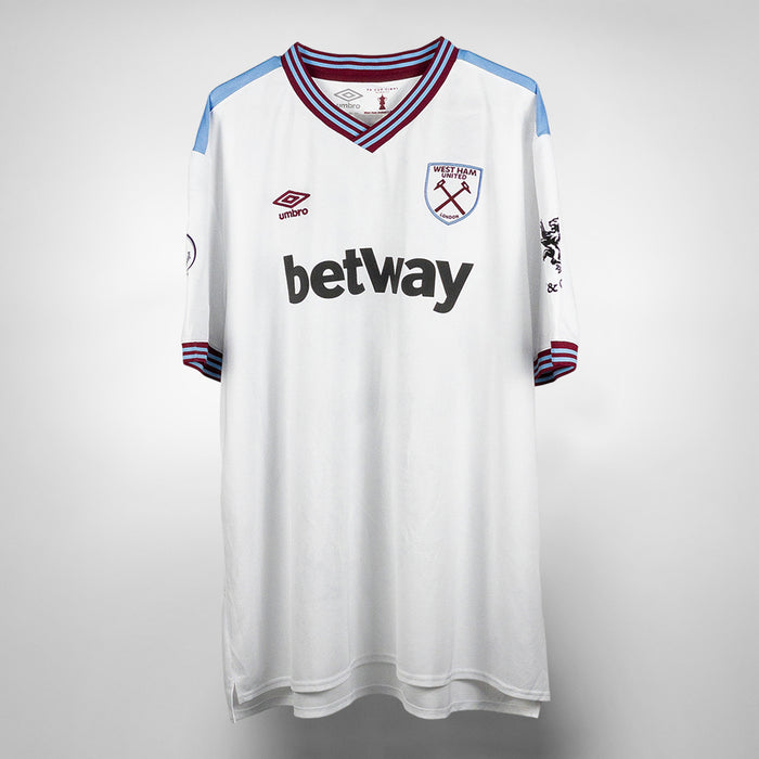 2019-2020 West Ham United Umbro Away Shirt #28 Tomáš Souček