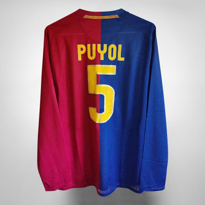 2008-2009 Barcelona Nike Player Spec Home Shirt #5 Puyol - Marketplace