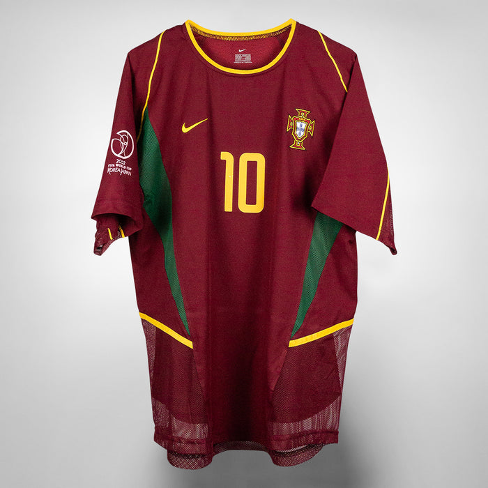 2002-2004 Portugal Nike Home Shirt #10 Rui Costa