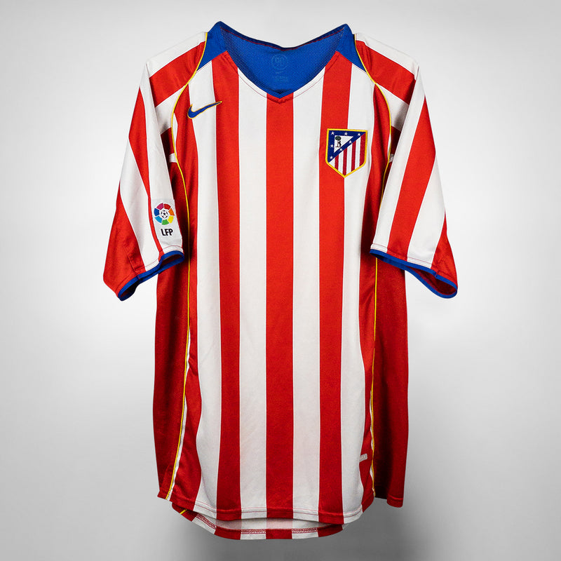 2004-2005 Atletico Madrid Nike Home Shirt