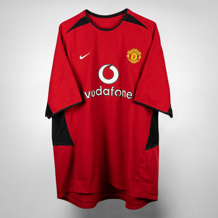 2002-2003 Manchester United Nike Home Shirt #7 David Beckham (XL)