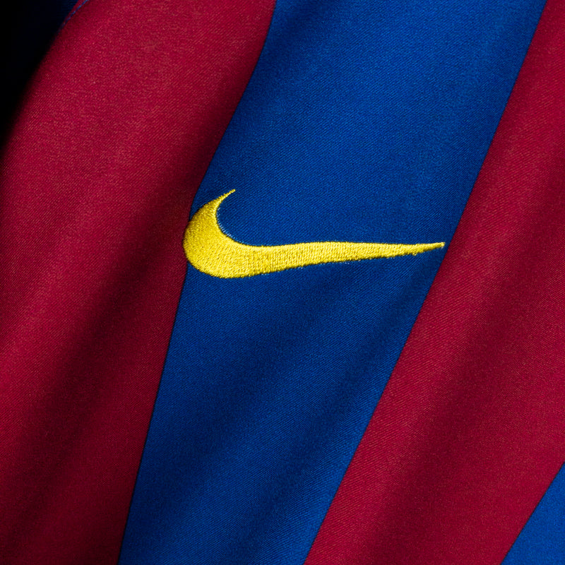 2005-2006 FC Barcelona Nike Home Shirt #10 Ronaldinho (XL)