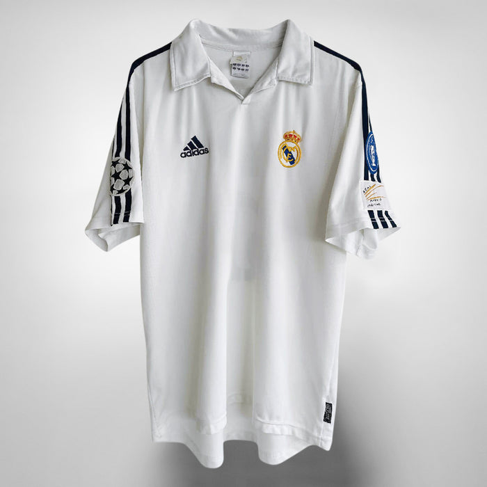 2002-2003 Real Madrid Adidas UCL Home Shirt #5 Zinedine Zidane - Marketplace