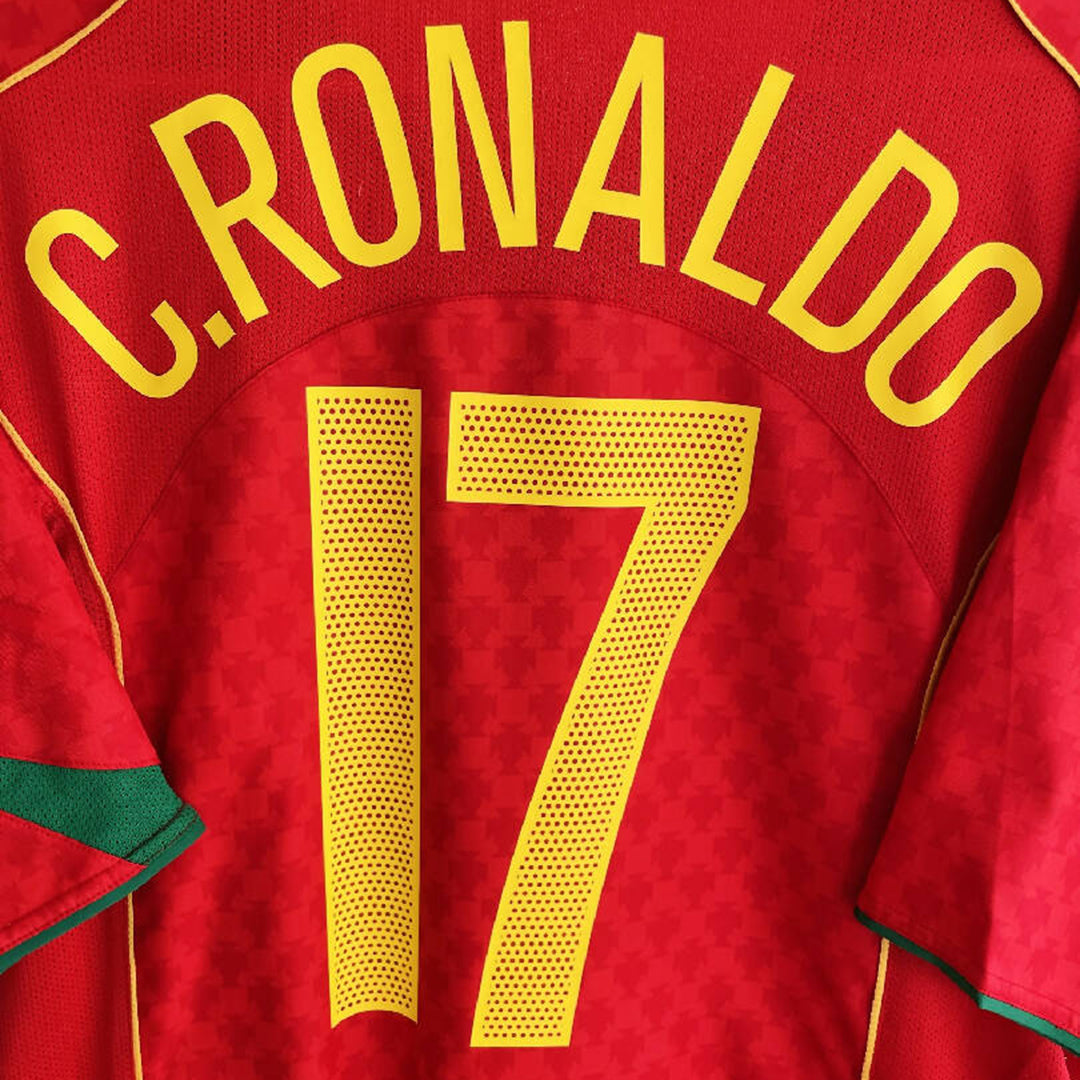 2004-2006 Portugal Nike Home Shirt #17 Cristiano Ronaldo - Marketplace