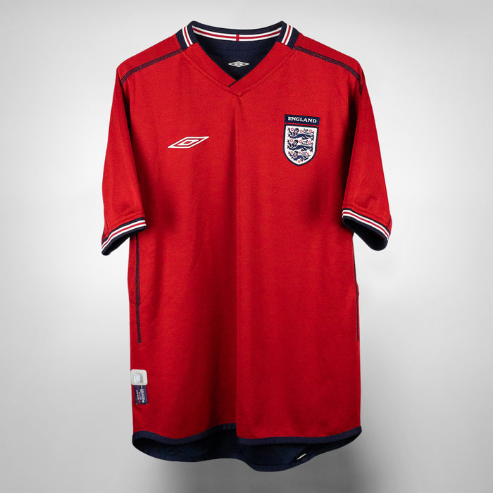2002-2003 England Umbro Reversible Away Shirt