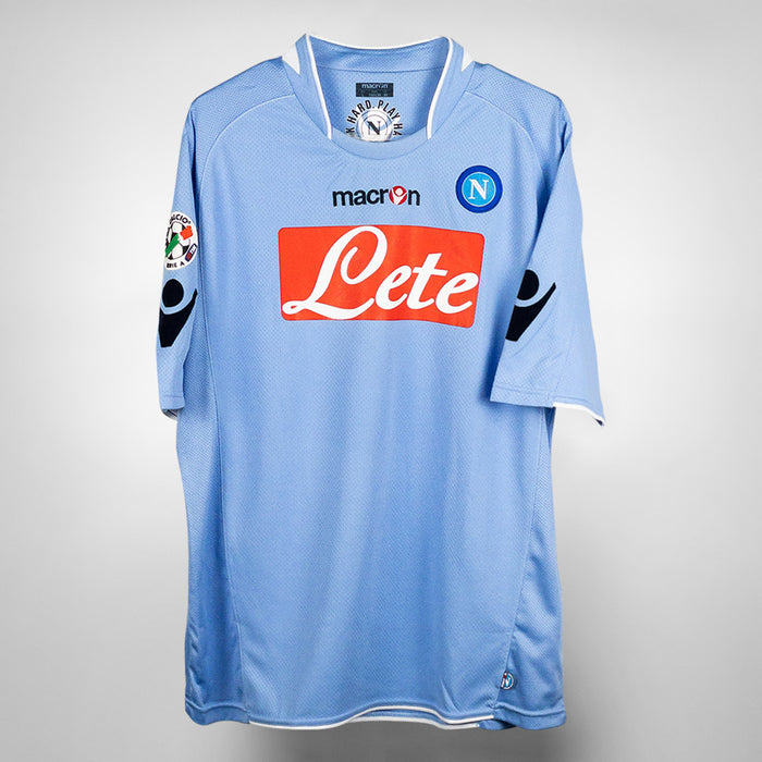 2009-2010 Napoli Macron Home Shirt (M)