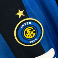 2000-2001 Inter Milan Nike Home Shirt #4 Javier Zanetti