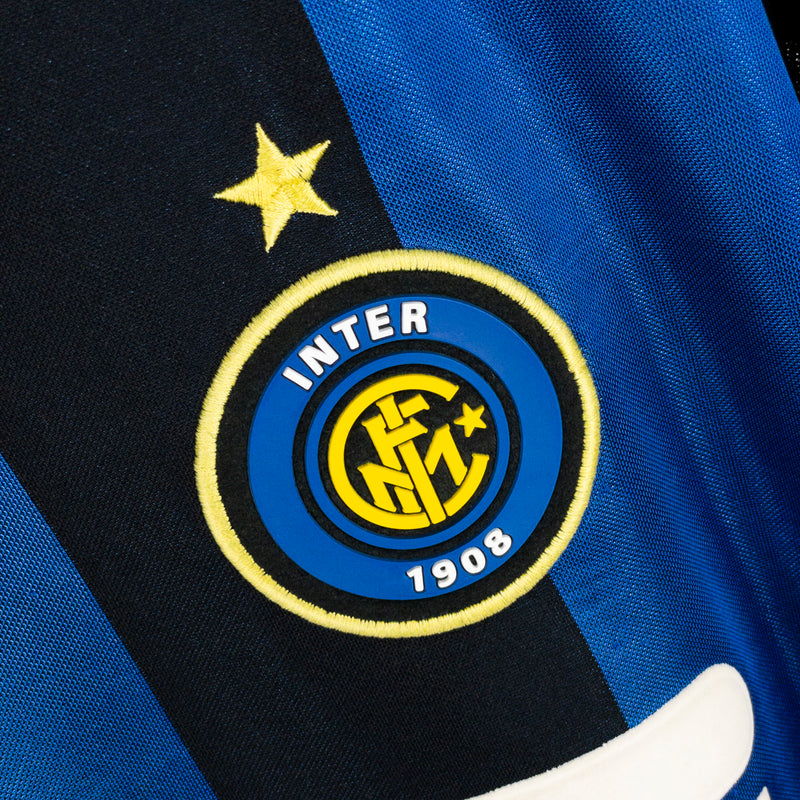 2000-2001 Inter Milan Nike Home Shirt #4 Javier Zanetti