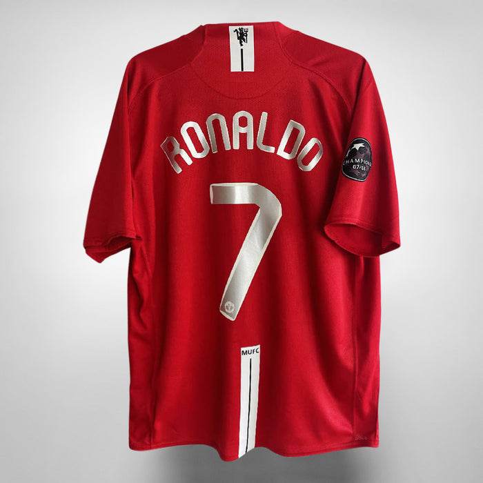 2007-2009 Manchester United Nike UCL Home Shirt #7 Cristiano Ronaldo - Marketplace