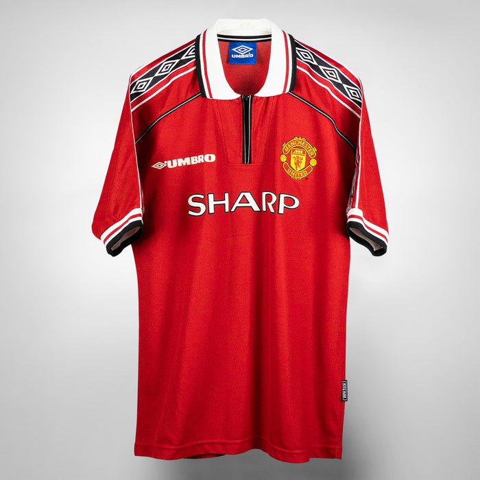 1998-1999 Manchester United Umbro European Home Shirt - Marketplace