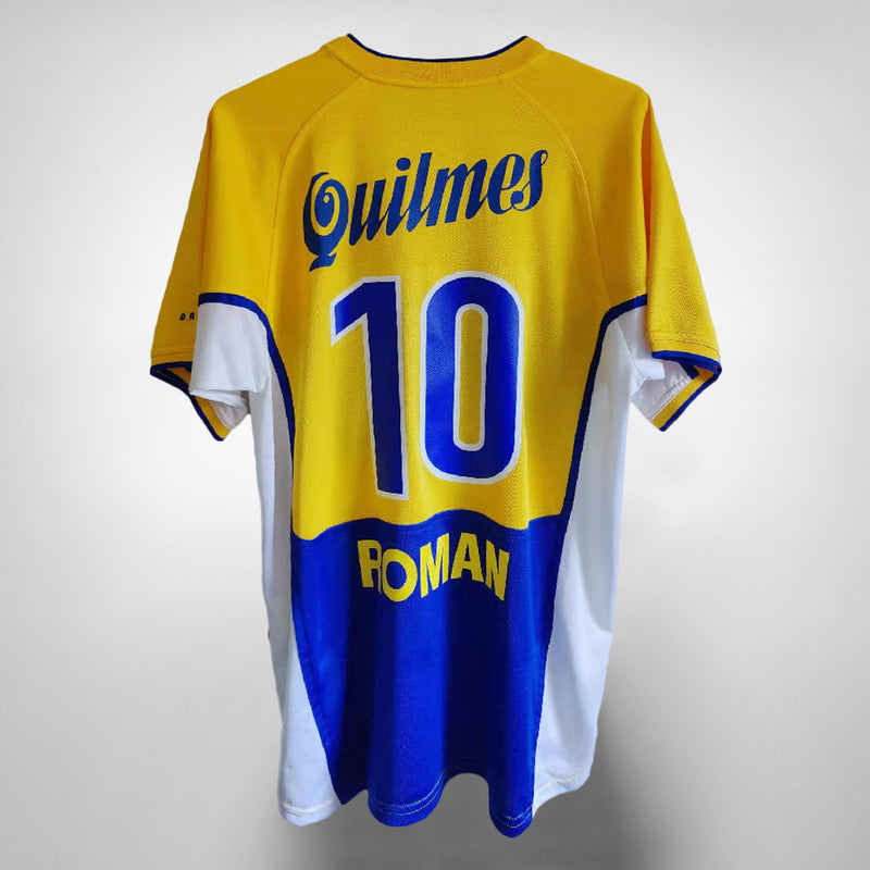 2001-2002 Boca Juniors Nike Away Shirt #10 Roman - Marketplace