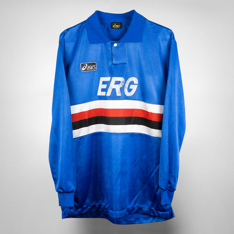 1992-1993 Sampdoria Asics Home Shirt
