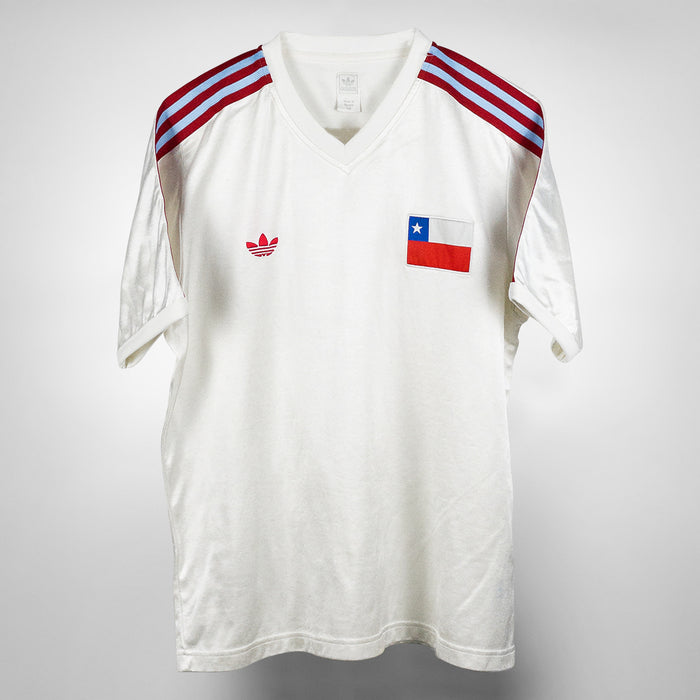 1980s Chile Adidas 2006 Modern Reproduction Away Shirt #10