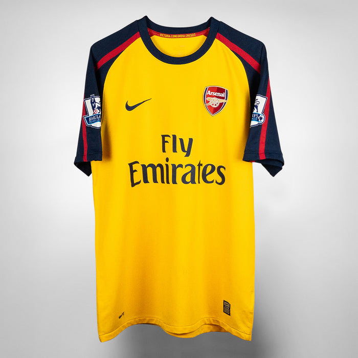 2008-2009 Arsenal Nike Away Shirt #4 Cesc Fabregas (M)