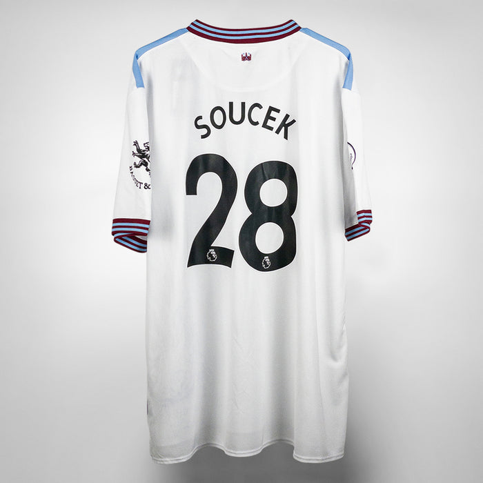 2019-2020 West Ham United Umbro Away Shirt #28 Tomáš Souček