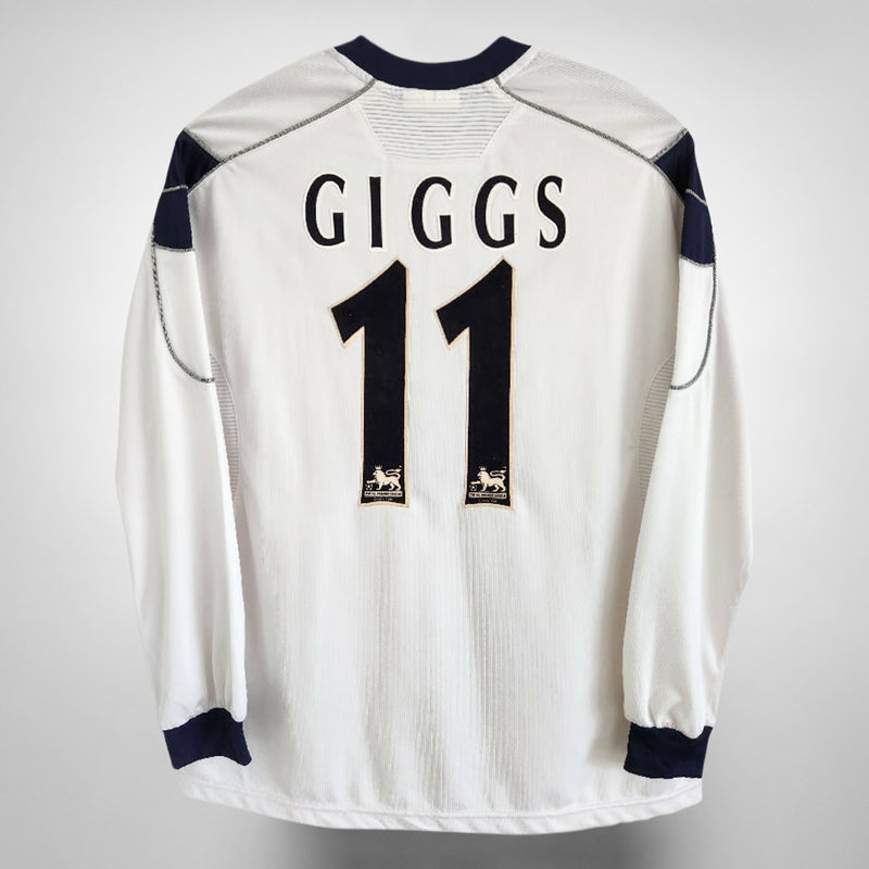 2000-2001 Manchester United Umbro Away Shirt #11 Ryan Giggs - Marketplace