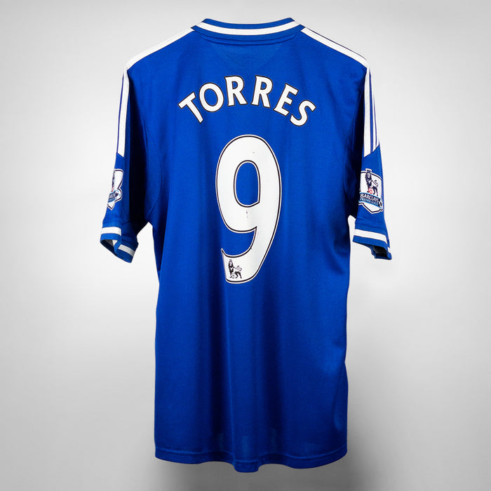 2013-2014 Chelsea Adidas Home Shirt #9 Fernando Torres