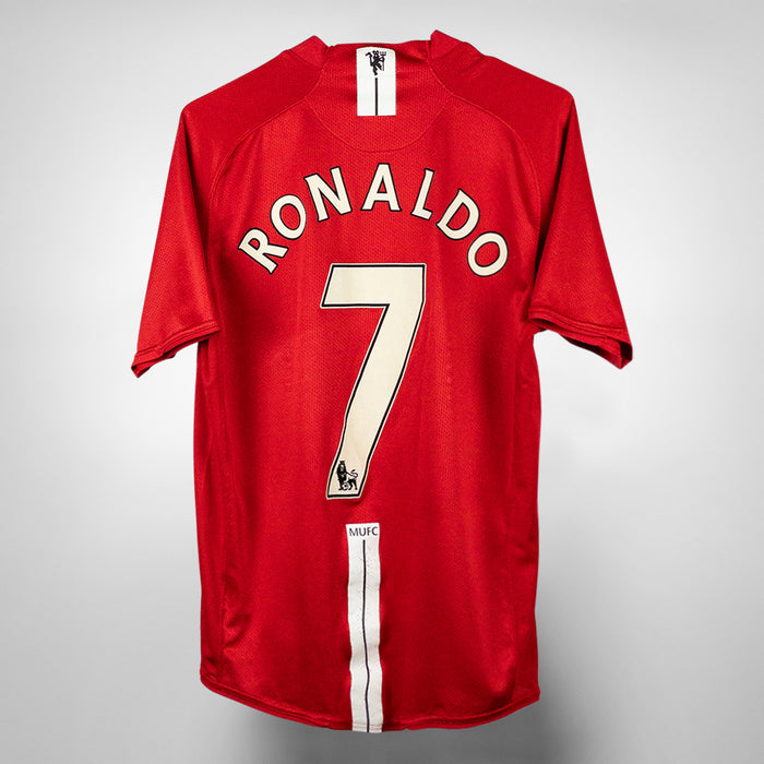 2007-2008 Manchester United Nike Home Shirt #7 Cristiano Ronaldo