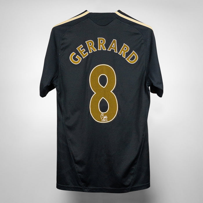 2009-2010 Liverpool Adidas Away Shirt #8 Steven Gerrard (M)