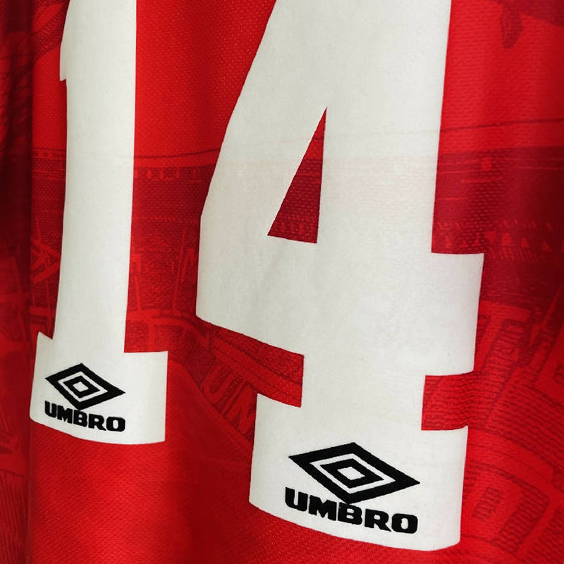1994-1996 Manchester United Umbro Home Shirt #14 Kanchelskis - Marketplace
