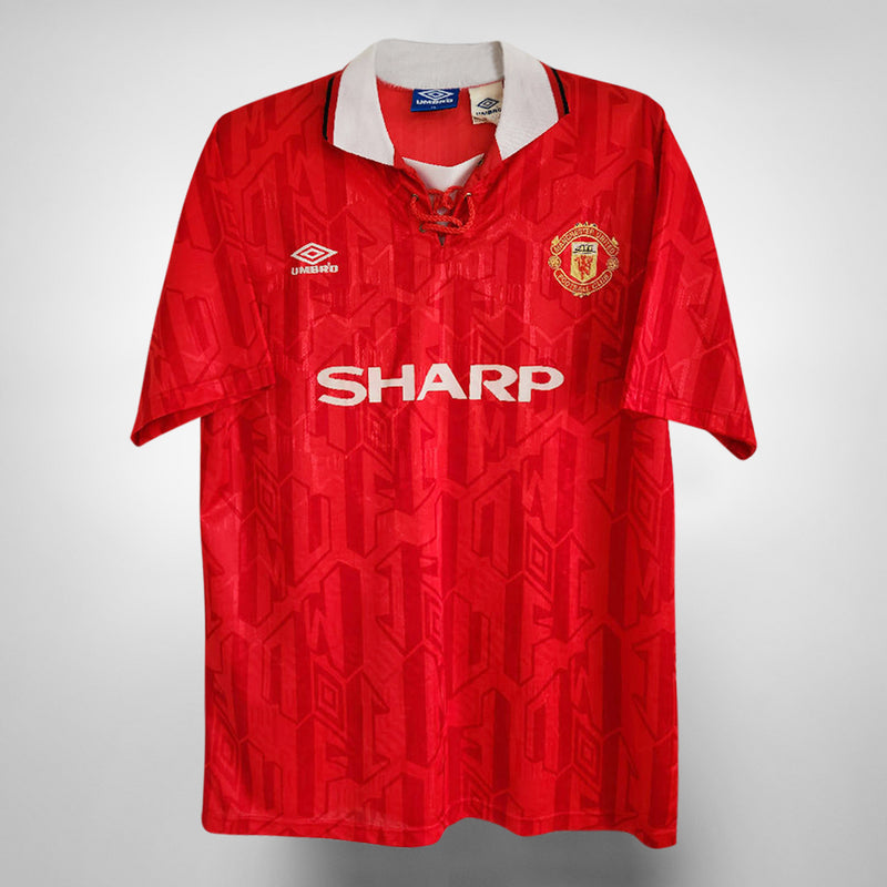 1992-1994 Manchester United Umbro Home Shirt - Marketplace