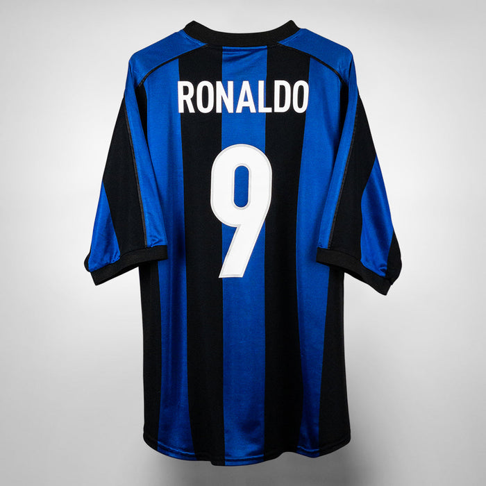 1999-2000 Inter Milan Nike Home Shirt #9 Ronaldo