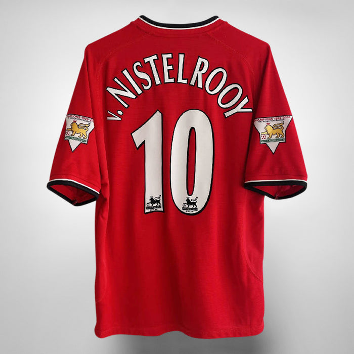 2000-2002 Manchester United Umbro Home #10 Van Nistelrooy - Marketplace