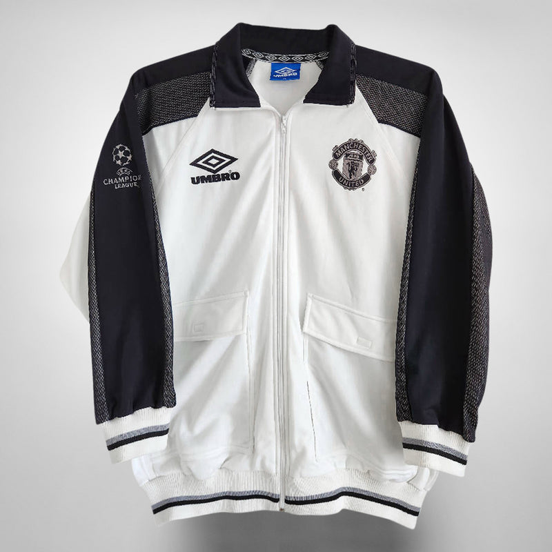 1998-1999 Manchester United UCL Umbro Bench Jacket - Marketplace