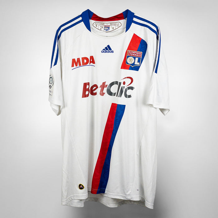 2010-2011 Lyon Olympique Lyonnais Adidas Home Shirt