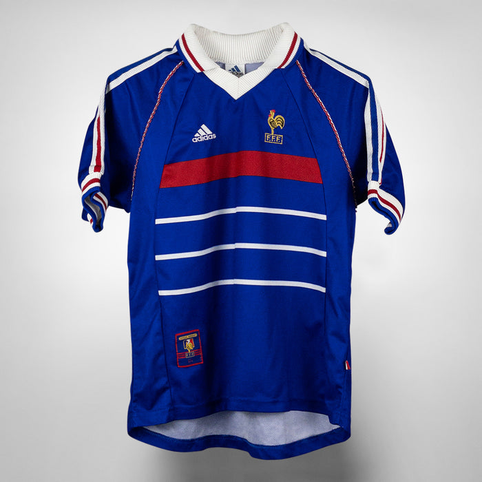 1998-1999 France Adidas Home Shirt (Youth)