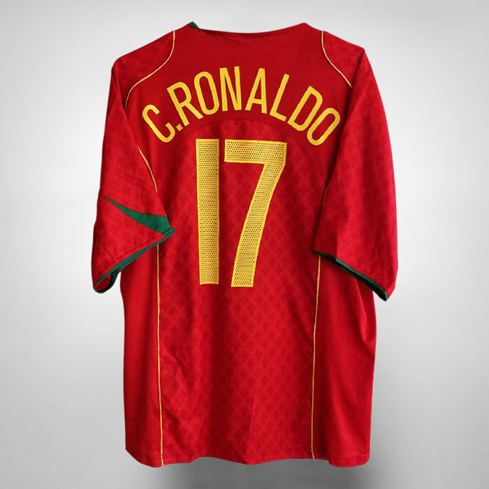 2004-2006 Portugal Nike Home Shirt #17 Cristiano Ronaldo - Marketplace