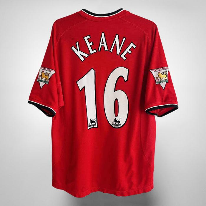 2000-2002 Manchester United Umbro Home Shirt #16 Roy Keane - Marketplace